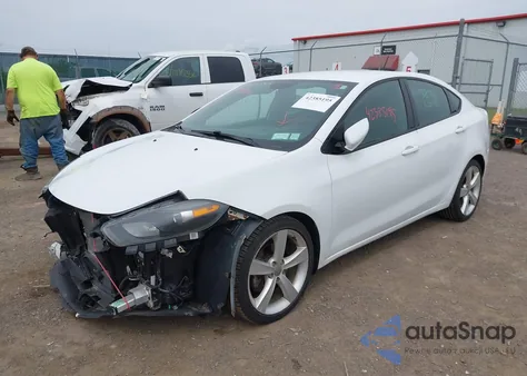 2013 Dodge Dart Gt z USA, uszkodzony, nr VIN 1C3CDFCBXDD341135